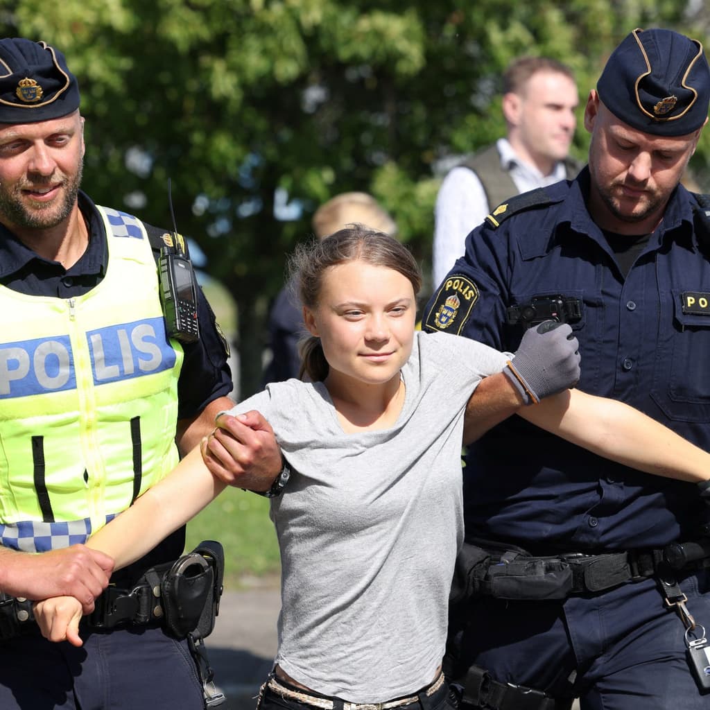Greta Thunberg arrested by...? card icon